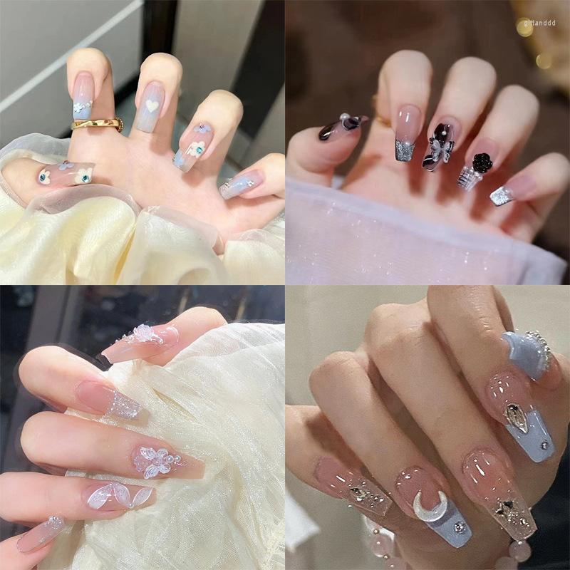 False Nails Nail Art Ice Permeable Drill Fake Products Reusable Adhesive Supplies Glue Press Things Full Cover Tips Accessories, D445
False Nails Nail Art Ice Permeable Drill Fake Products Reusable Adhesive Supplies Glue Press Things Full Cover Tips Accessories, D445