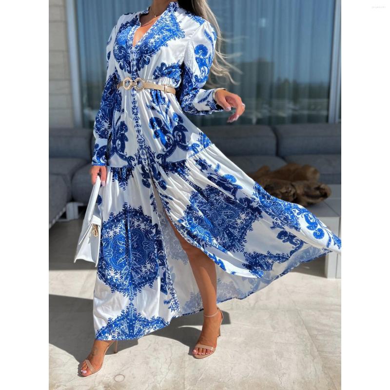 Casual Dresses For Women 2023 Summer Fashion European And American Bohemian Long Dress Loose Vacation Vestidos Clothes
Casual Dresses For Women 2023 Summer Fashion European And American Bohemian Long Dress Loose Vacation Vestidos Clothes