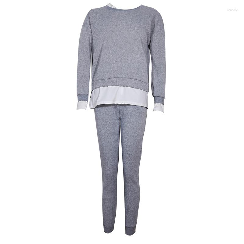 Women' Two Piece Pants Female Sporting Suit Streetwear Autumn Winter Basic Women Pullover Sweatshirts And Harem Women' 2 Set, Gray
Women' Two Piece Pants Female Sporting Suit Streetwear Autumn Winter Basic Women Pullover Sweatshirts And Harem Women' 2 Set, Gray