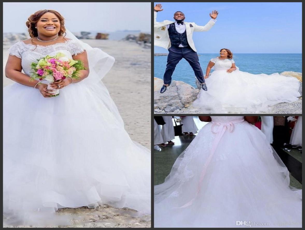 2020 Summer Lace Cap Sleeves A Line Beach Bridal Gowns With Pink Ribbon Sash Tulle Puffy Wedding Dresses Gorgeous Plus Size Weddin6920869, Grape
2020 Summer Lace Cap Sleeves A Line Beach Bridal Gowns With Pink Ribbon Sash Tulle Puffy Wedding Dresses Gorgeous Plus Size Weddin6920869, Grape