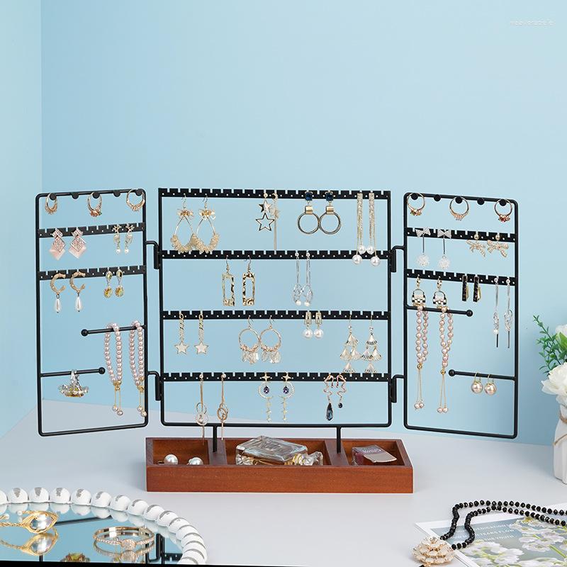 Jewelry Pouches Organizer Display For Earrings Necklaces Rings Storage Rack With Wooden Base Bracelet Hanging Holder
Jewelry Pouches Organizer Display For Earrings Necklaces Rings Storage Rack With Wooden Base Bracelet Hanging Holder