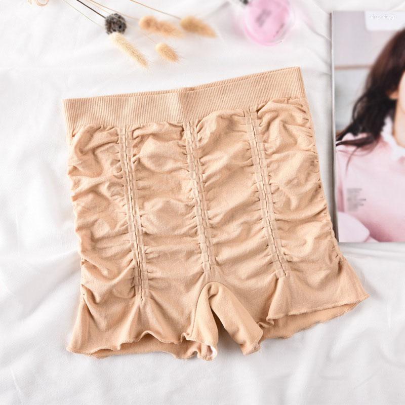 Women's Shapers Fashion Shaping Pants Ruffled Peach Hip Pleated Safety Leggings Stretch Comfortable Anti-lighting Boxer 4Colors
Women's Shapers Fashion Shaping Pants Ruffled Peach Hip Pleated Safety Leggings Stretch Comfortable Anti-lighting Boxer 4Colors
