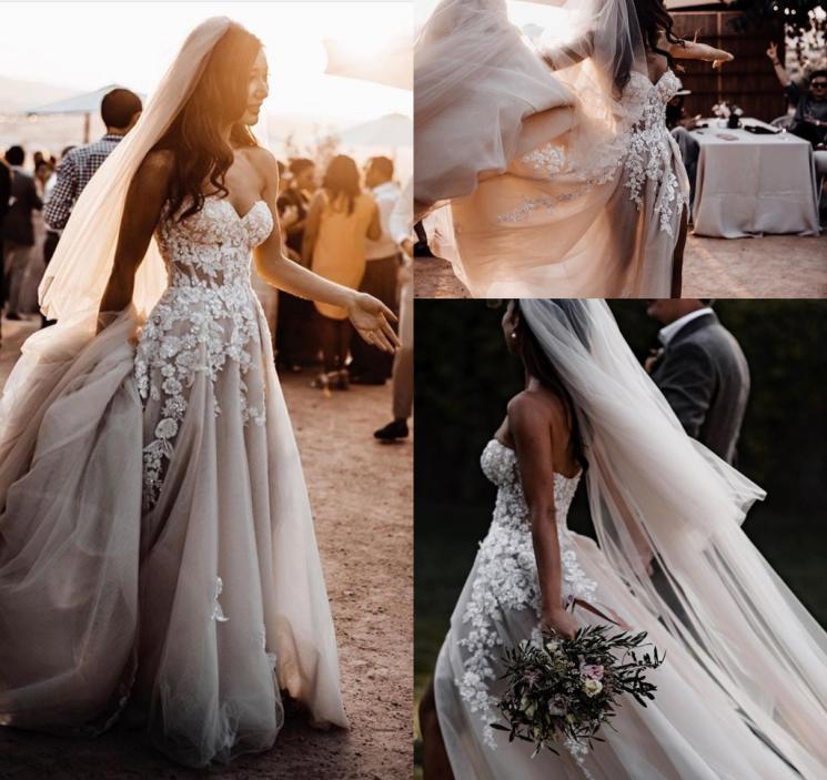 Elegant Sweetheart Lace A Line Bohemia Wedding Dresses Tulle Applique Beaded Split Court Train Bridal Wedding Gowns4114864, Silver
Elegant Sweetheart Lace A Line Bohemia Wedding Dresses Tulle Applique Beaded Split Court Train Bridal Wedding Gowns4114864, Silver