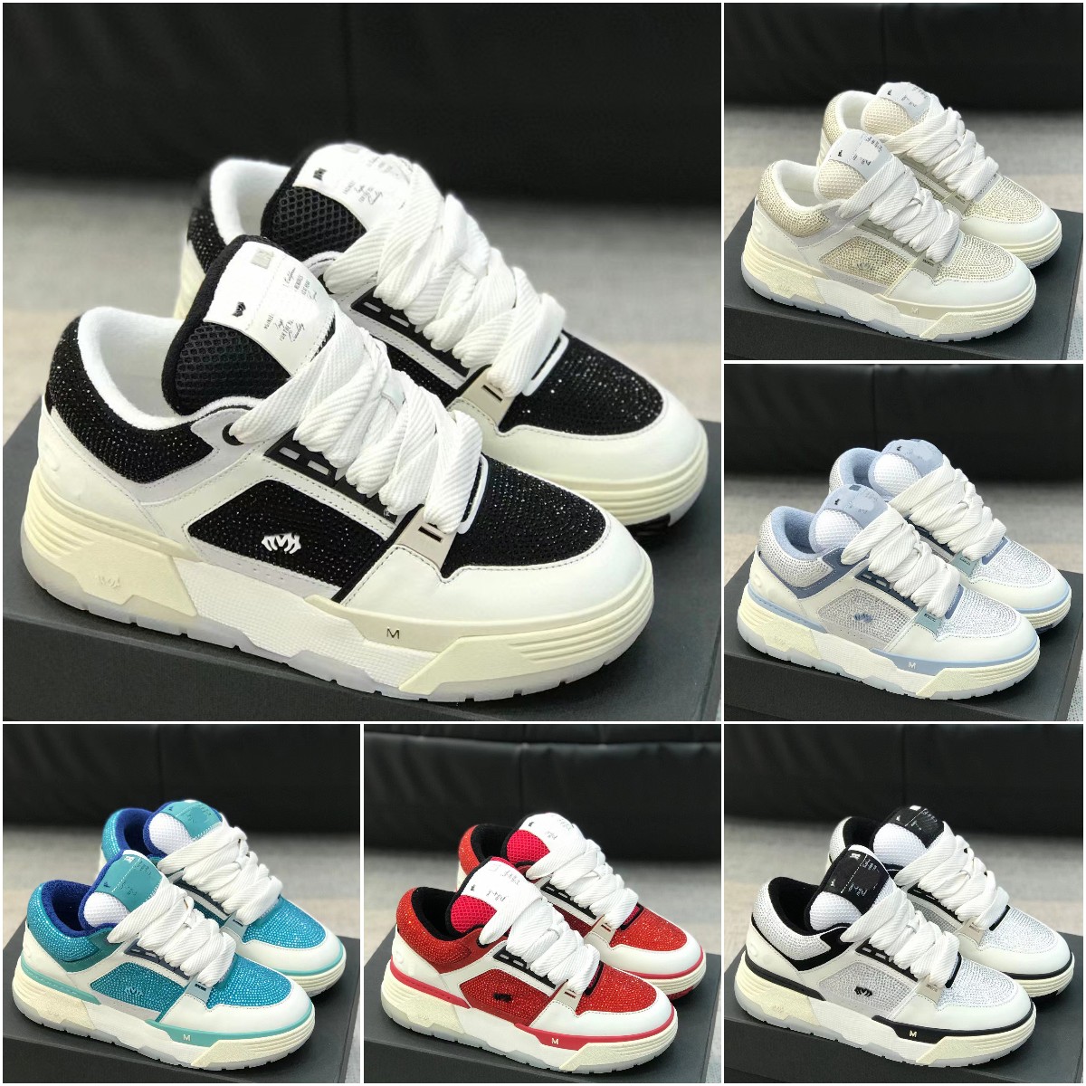 Men Women platform Shoes MA-1 lace-up Bread Shoes Luxury Designer Mesh leather Stadium Hardware-logo Leather Trainers Sneakers Size 35-45, Color5
Men Women platform Shoes MA-1 lace-up Bread Shoes Luxury Designer Mesh leather Stadium Hardware-logo Leather Trainers Sneakers Size 35-45, Color5