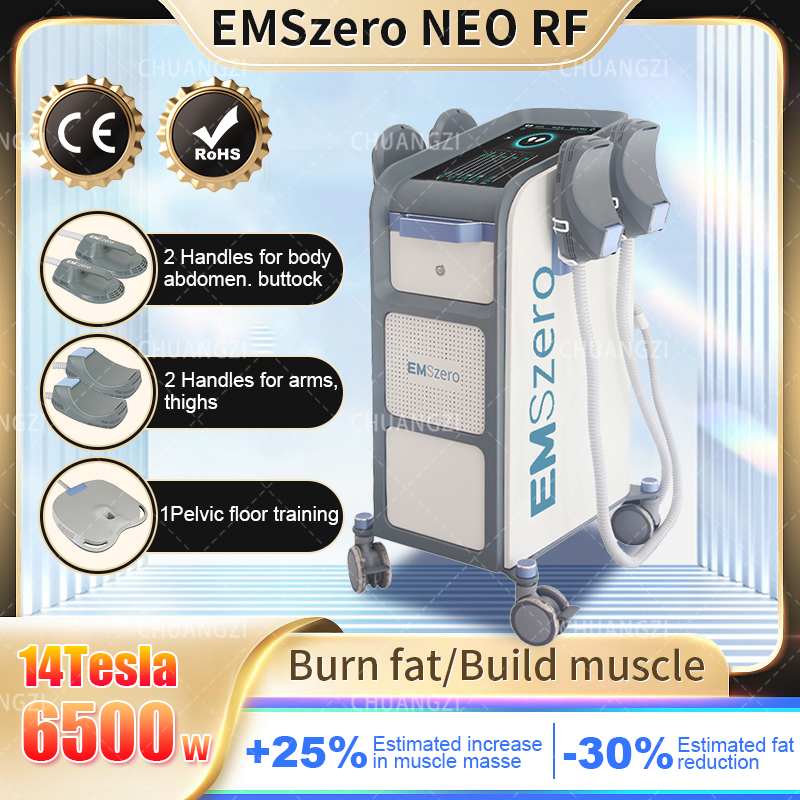 DLS-EMSLIM EMSzero Neo Machine 14 Tesla 6500W 4 Handles Electromagnetic Building Muscle Stimulator Hi-emt Lose Weight Fast Belly
DLS-EMSLIM EMSzero Neo Machine 14 Tesla 6500W 4 Handles Electromagnetic Building Muscle Stimulator Hi-emt Lose Weight Fast Belly