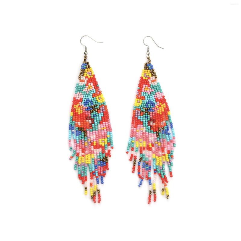 Dangle Earrings Rice Bead Hand Weaving Beaded Flower Simplicity Pearl Retro Bohemia Geometry Alloy Ma'am Tassel
Dangle Earrings Rice Bead Hand Weaving Beaded Flower Simplicity Pearl Retro Bohemia Geometry Alloy Ma'am Tassel