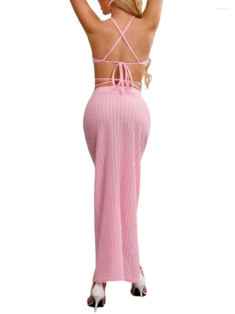 Skirts Elegant Summer Cocktail Party Set Backless Camisole With Tie-Up And Slit Long Skirt For Women S Fashionable Outfit, Black
Skirts Elegant Summer Cocktail Party Set Backless Camisole With Tie-Up And Slit Long Skirt For Women S Fashionable Outfit, Black