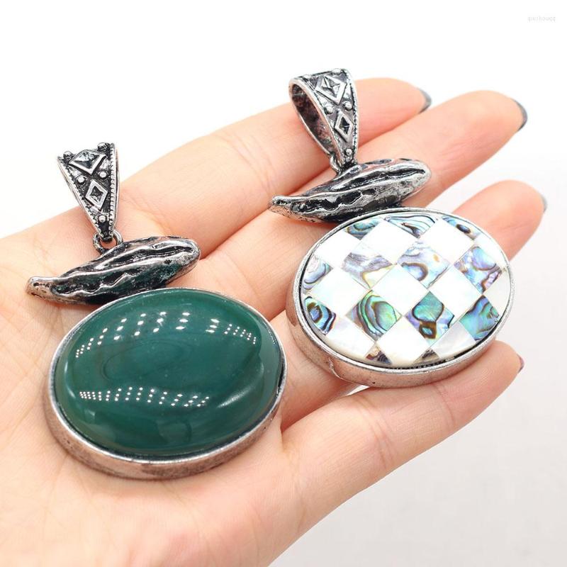 Pendant Necklaces Natural Stone Lace Boho Ethnic Oval Shape Alloy Exquisite Charms For Jewelry Making DIY Necklace Accessories 42x62mm
Pendant Necklaces Natural Stone Lace Boho Ethnic Oval Shape Alloy Exquisite Charms For Jewelry Making DIY Necklace Accessories 42x62mm