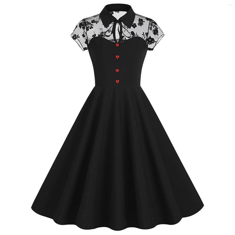 Casual Dresses 2023 Fashion Lapel Collar Hollow Out Front Lace Sleeve Elegant Night Party For Women Vintage Style Black Dress Vestidos, Red
Casual Dresses 2023 Fashion Lapel Collar Hollow Out Front Lace Sleeve Elegant Night Party For Women Vintage Style Black Dress Vestidos, Red