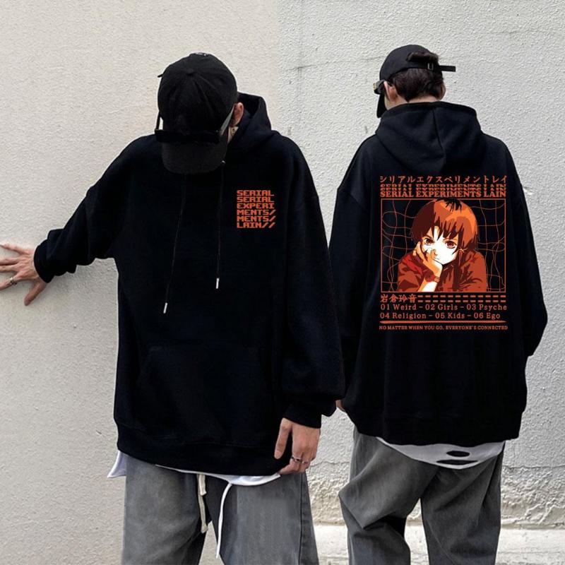 Men' Hoodies Anime Serial Experiments Lain Iwakura Weeb Girl Sci Fi Graphic Hoodie Women Men Japanese Manga Sweatshirt Unisex Loose, Red
Men' Hoodies Anime Serial Experiments Lain Iwakura Weeb Girl Sci Fi Graphic Hoodie Women Men Japanese Manga Sweatshirt Unisex Loose, Red