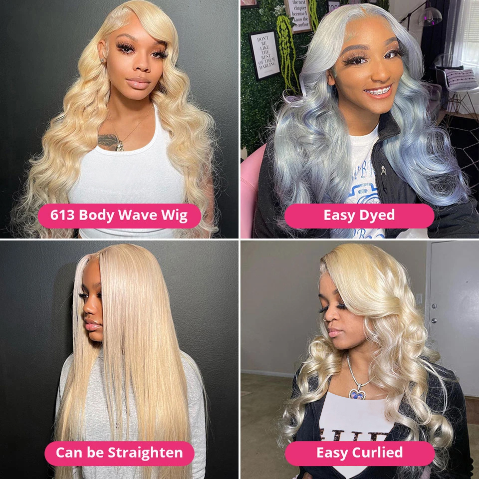 Lace Wigs glueless preplucked human s ready to go 40 inch Honey 613 Blonde Lace Frontal HD 13x4 Body Wave 13x6 Front For Women 230629