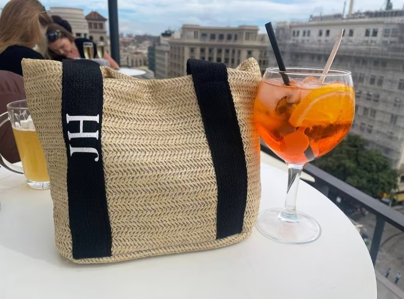 Shopping Bags Bride Bag Mini Straw Tote Beach Personalised Hen Party Bridesmaid Gift Weeding 230628, Khaki - black
Shopping Bags Bride Bag Mini Straw Tote Beach Personalised Hen Party Bridesmaid Gift Weeding 230628, Khaki - black