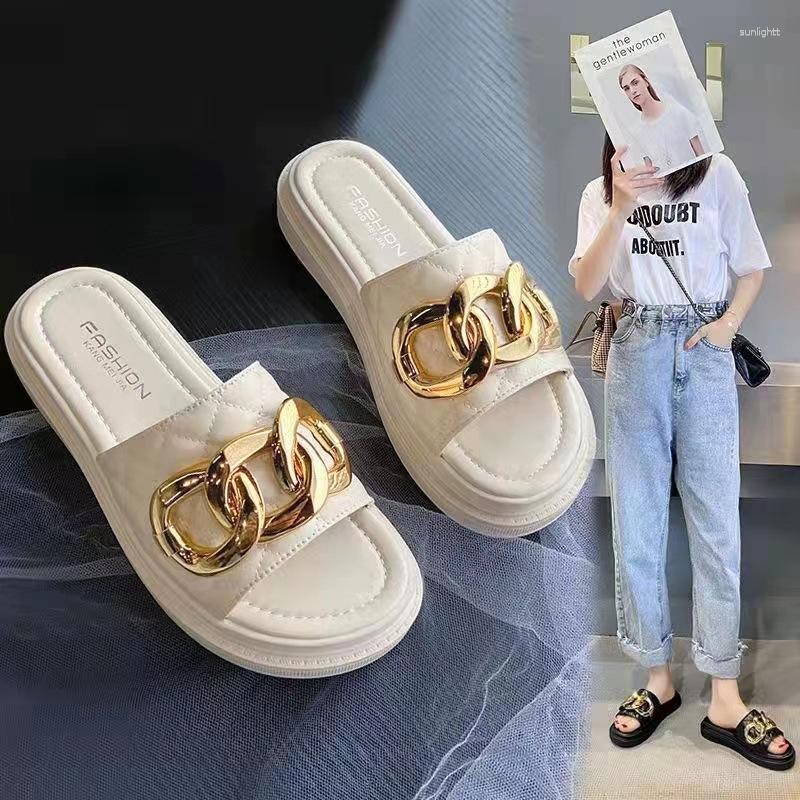 Slippers Flat Shoes Female Woman's Lady Med Platform Slides Fashion 2023 Girl Luxury Soft Rubber PU L
Slippers Flat Shoes Female Woman's Lady Med Platform Slides Fashion 2023 Girl Luxury Soft Rubber PU L