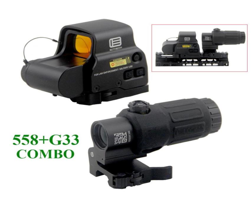 Tactical 558 Holographic Red Dot Scope With G33 3x Magnifier Combo 558 Red Coating Les Hunting Rifle Magnify Optics Switch to Side3969768
Tactical 558 Holographic Red Dot Scope With G33 3x Magnifier Combo 558 Red Coating Les Hunting Rifle Magnify Optics Switch to Side3969768