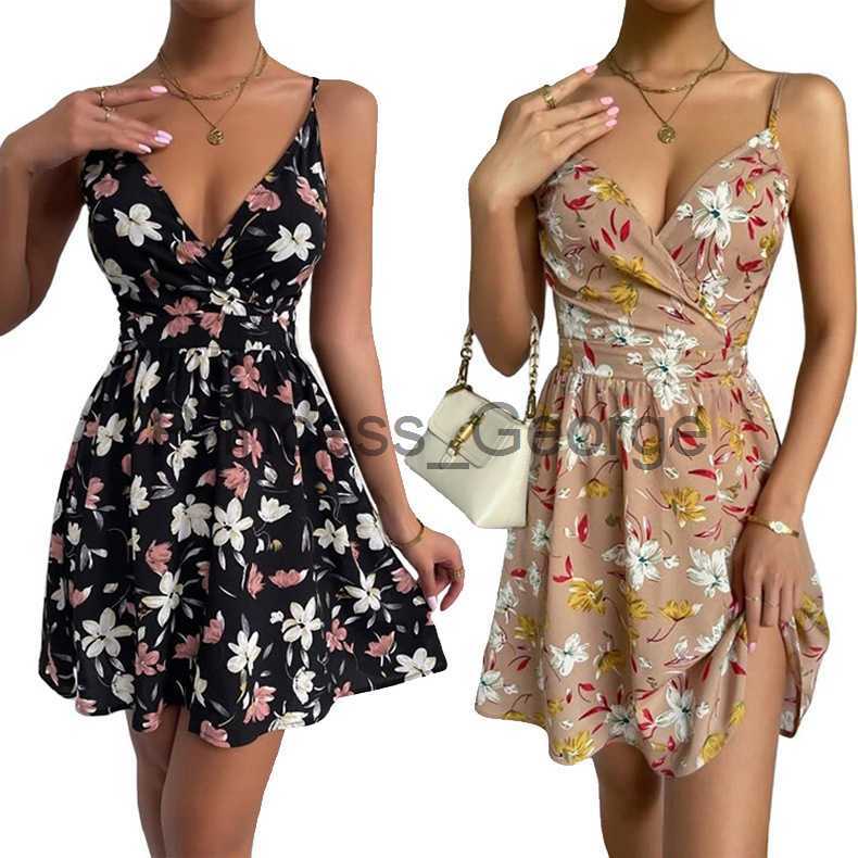 Party Dresses New Summer Sexy woman party mini Floral Dress Suspender Skirt VNeck Pullover Sleeveless dresses birthday for women clothes 2022 x0629, Khaki
Party Dresses New Summer Sexy woman party mini Floral Dress Suspender Skirt VNeck Pullover Sleeveless dresses birthday for women clothes 2022 x0629, Khaki