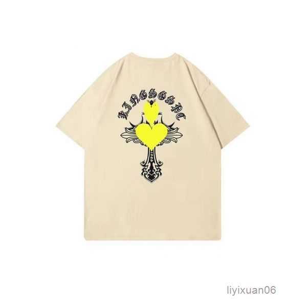 Mens t Shirt Designer Men Chrome Thirts Heart Ch Letters Short Sleeve Casual Summer Chromees Hearts Tee Clothingnjiy 8 DFAC, 23
Mens t Shirt Designer Men Chrome Thirts Heart Ch Letters Short Sleeve Casual Summer Chromees Hearts Tee Clothingnjiy 8 DFAC, 23
