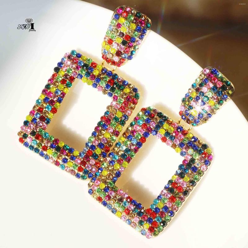 Dangle Earrings YaYi Jewelry Fashion Multi-color Glass Crystal Women Ancient Gold Color Wear Ear Band Tassel Couples Wedding
Dangle Earrings YaYi Jewelry Fashion Multi-color Glass Crystal Women Ancient Gold Color Wear Ear Band Tassel Couples Wedding