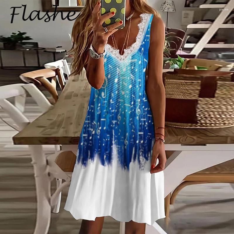 Casual Dresses Elegant Fashion Lace Patchwork Mini Dress Women Sleeveless V Neck Loose Summer Vintage Print Vestidos, 02
Casual Dresses Elegant Fashion Lace Patchwork Mini Dress Women Sleeveless V Neck Loose Summer Vintage Print Vestidos, 02