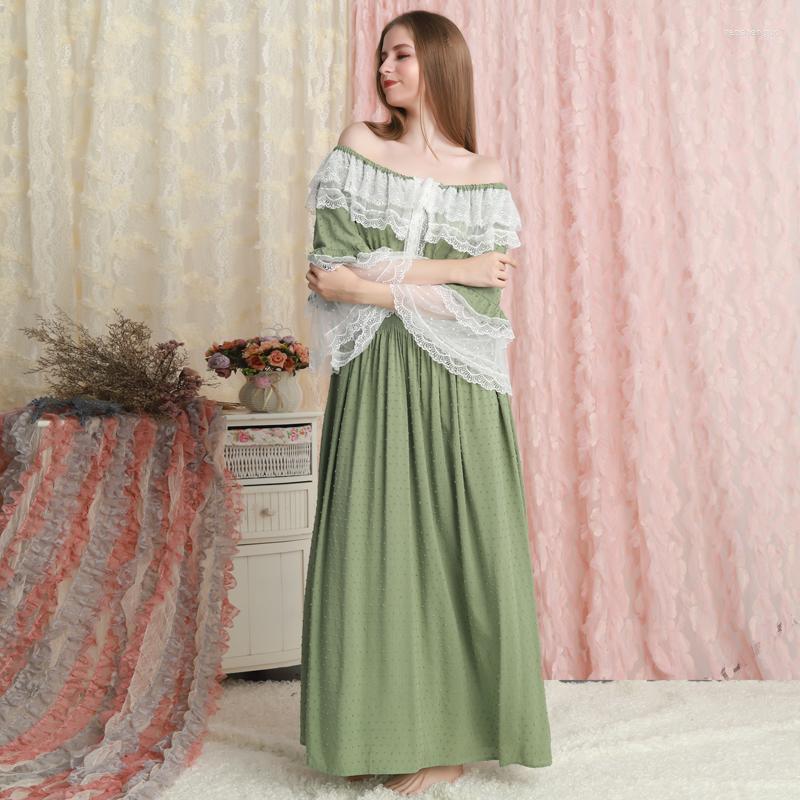 Women's Sleepwear Women Nightgown Cotton Pink Dress Romantic Fall Ladies Loose Sweety Nightdress, Yellow
Women's Sleepwear Women Nightgown Cotton Pink Dress Romantic Fall Ladies Loose Sweety Nightdress, Yellow