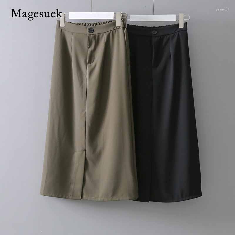 Skirts 2023 Autumn Split Stitching Solid Button Woman Vintage Skirt Women Korean Style Loose Slim High Waist Faldas 11284, Black
Skirts 2023 Autumn Split Stitching Solid Button Woman Vintage Skirt Women Korean Style Loose Slim High Waist Faldas 11284, Black