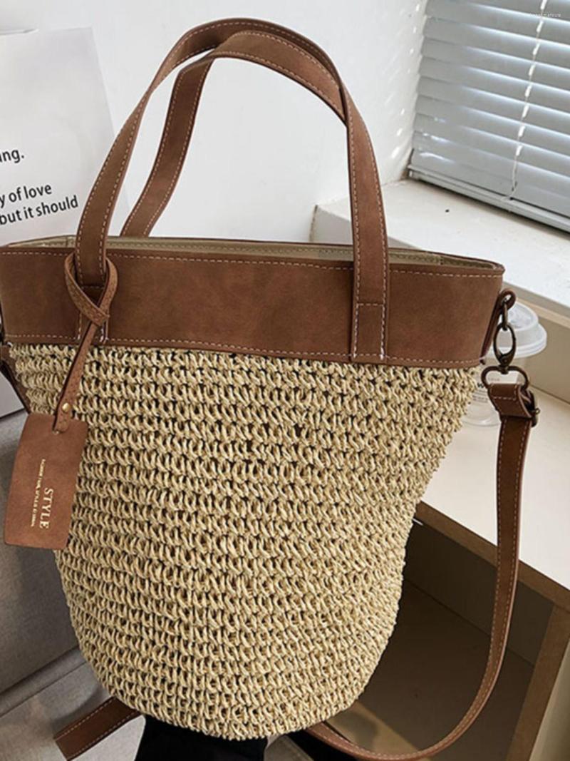 Evening Bags Summer Women Zipper Weave Straw Tote Bag 2023 In Travel Beach Handmade Lady Bucket Crossbody With Short Handle, Beige
Evening Bags Summer Women Zipper Weave Straw Tote Bag 2023 In Travel Beach Handmade Lady Bucket Crossbody With Short Handle, Beige