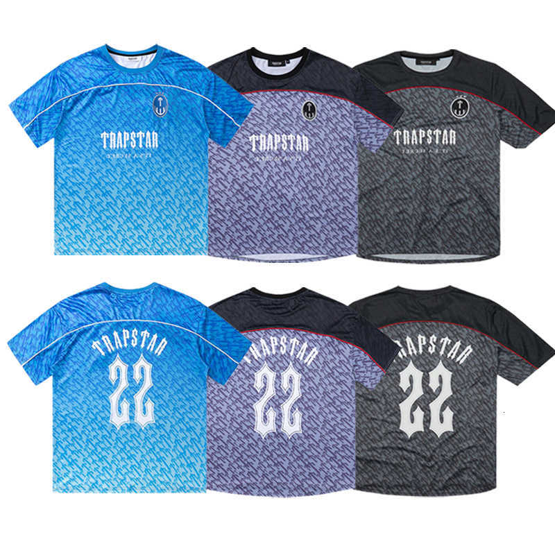Trapstar Football Jersey Designer Mens Shirt Mesh Short Sleeve Blue No.22 Sportswear T-shirt Leisure Trend Street Fashion Cp3m, Red
Trapstar Football Jersey Designer Mens Shirt Mesh Short Sleeve Blue No.22 Sportswear T-shirt Leisure Trend Street Fashion Cp3m, Red