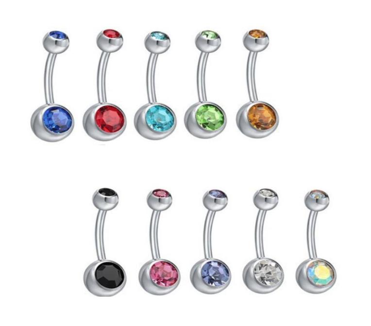Stainless Steel Double Ball Belly Button Ring 14G Curved Body Piercing Navel Barbell For Men and Women9499674
Stainless Steel Double Ball Belly Button Ring 14G Curved Body Piercing Navel Barbell For Men and Women9499674