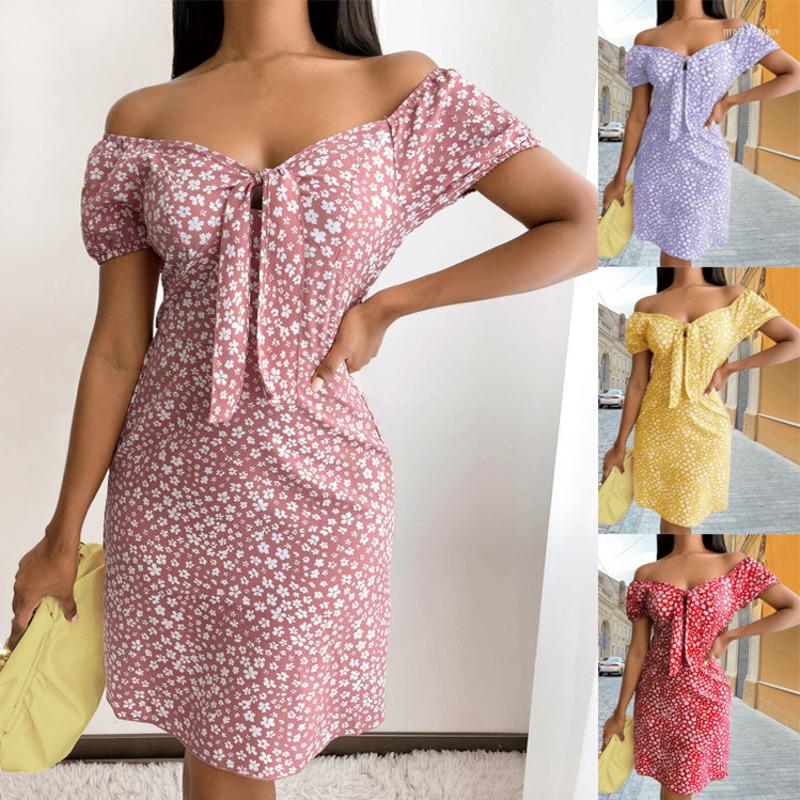Casual Dresses Summer Bohemian Mini Dress Short Sleeve Off Shoulder Bust Lace-up High Waist Beach Woman Floral Vestidoes Mujer, Pink
Casual Dresses Summer Bohemian Mini Dress Short Sleeve Off Shoulder Bust Lace-up High Waist Beach Woman Floral Vestidoes Mujer, Pink