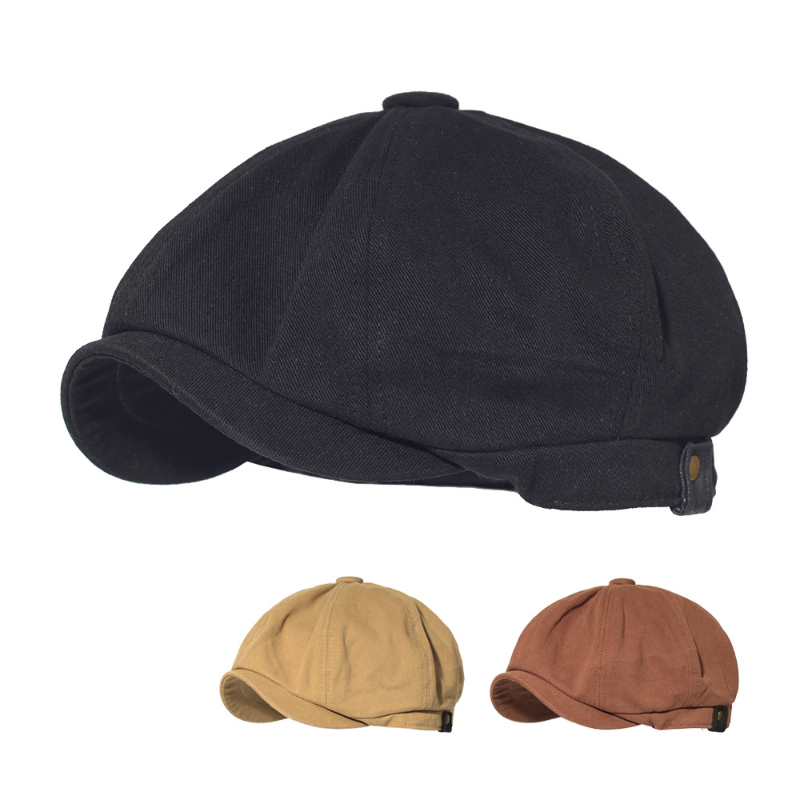 Cotton Octagonal Hat Fashion Berets Hats for Men Cap Retro Designer Caps British Casual Newsboy Hat Summer Sun Cap
Cotton Octagonal Hat Fashion Berets Hats for Men Cap Retro Designer Caps British Casual Newsboy Hat Summer Sun Cap