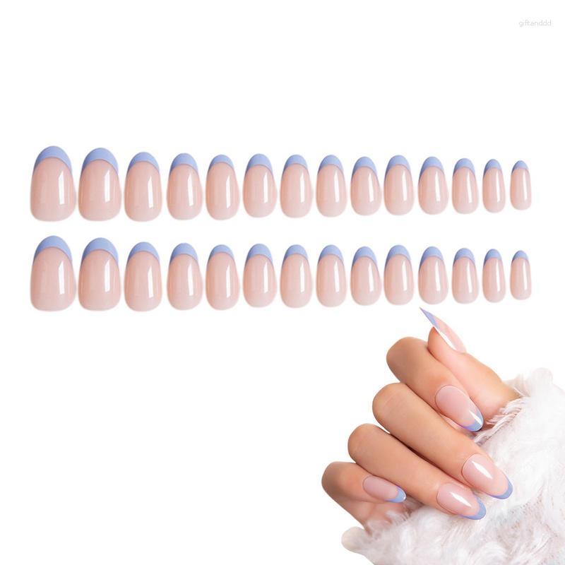 False Nails Press On Almond 28pcs Fake French Style Almond-Shaped Easy To Match For Wedding Christmas
False Nails Press On Almond 28pcs Fake French Style Almond-Shaped Easy To Match For Wedding Christmas