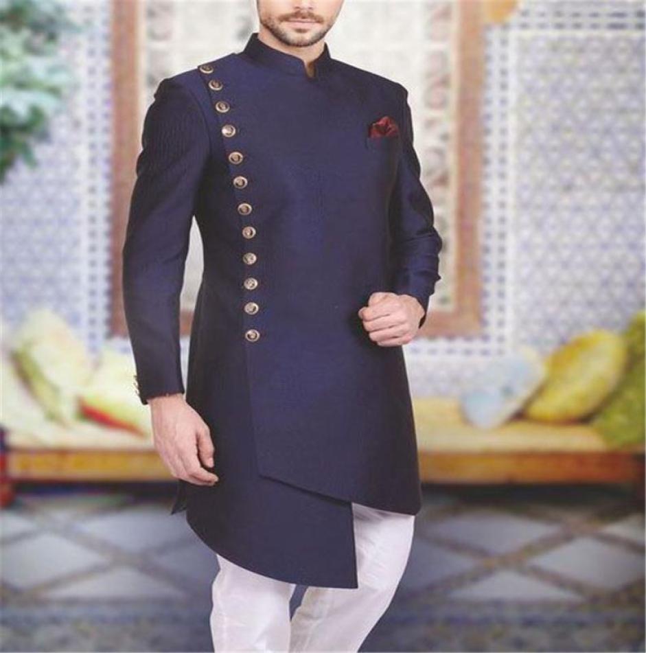 Navy Arabic Men Suits Stand Collar Prom Suits Slim Fit Wedding Suits for Men Tuxedos Suit Only One Jacket Cheap Mens Blazer Jacket1062926, Light gray 
Navy Arabic Men Suits Stand Collar Prom Suits Slim Fit Wedding Suits for Men Tuxedos Suit Only One Jacket Cheap Mens Blazer Jacket1062926, Light gray