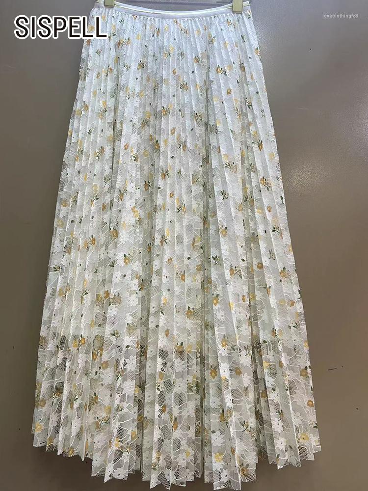 Skirts SISPELL Casual Printing Skirt For Women High Waist Patchwork Embroidery Pleated Mesh A Line Female Summer Clothing, Blue
Skirts SISPELL Casual Printing Skirt For Women High Waist Patchwork Embroidery Pleated Mesh A Line Female Summer Clothing, Blue