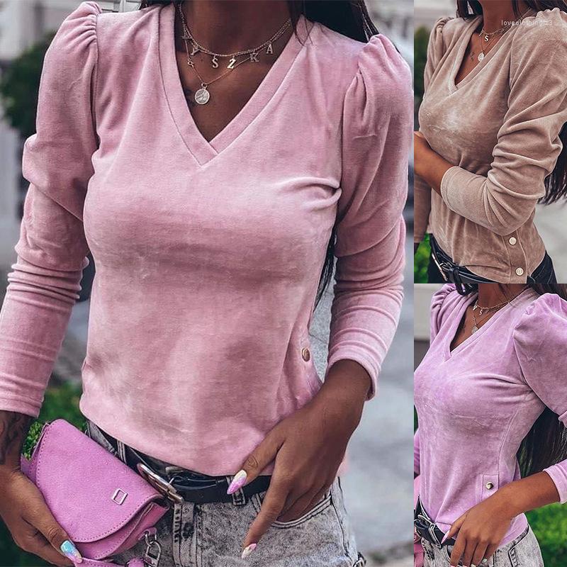 Women' Blouses Women Sexy V-Neck Button Shirts Autumn 2023 Elegant Casual Long Sleeves Solid Tops Female Vintage Fashion Slim Blusa, Pink
Women' Blouses Women Sexy V-Neck Button Shirts Autumn 2023 Elegant Casual Long Sleeves Solid Tops Female Vintage Fashion Slim Blusa, Pink