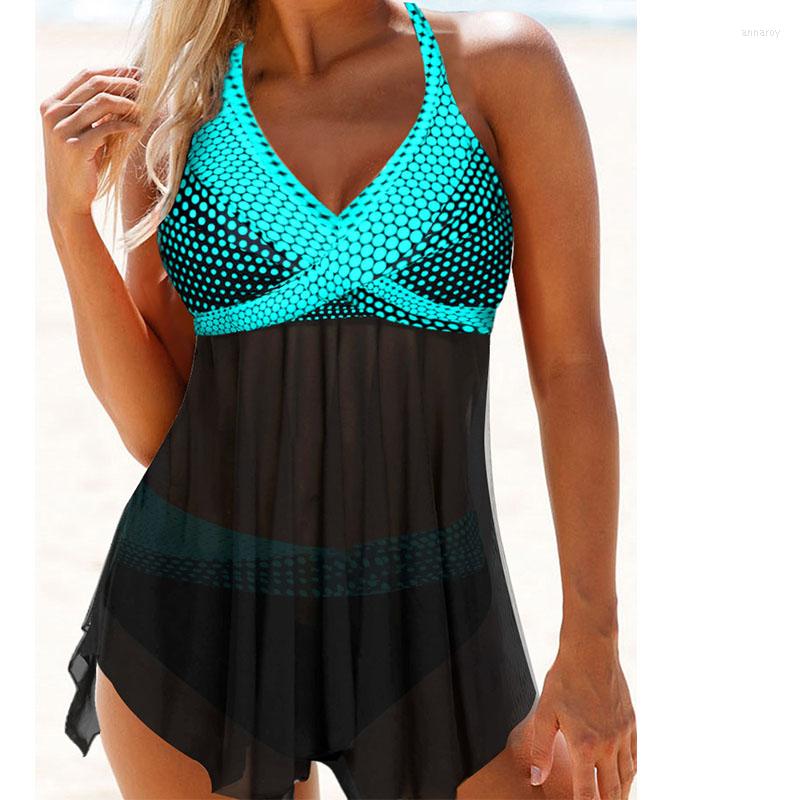 Women' Swimwear DEKA Bikini Polka Dot Tankini Set Print Mesh Panel Swimdress Panty Halter Belt Bathing Suit Long Smock Large Swimsuit, Black
Women' Swimwear DEKA Bikini Polka Dot Tankini Set Print Mesh Panel Swimdress Panty Halter Belt Bathing Suit Long Smock Large Swimsuit, Black