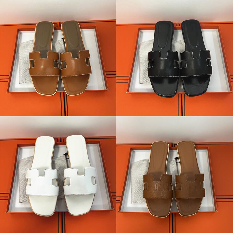 Designer Sandal Women Flip Flops Flat Bottomed H Letter Beach Slippers Classics Summer Real Leather White Black Brown Matte with Bag 35-42, Lichee pattern
Designer Sandal Women Flip Flops Flat Bottomed H Letter Beach Slippers Classics Summer Real Leather White Black Brown Matte with Bag 35-42, Lichee pattern