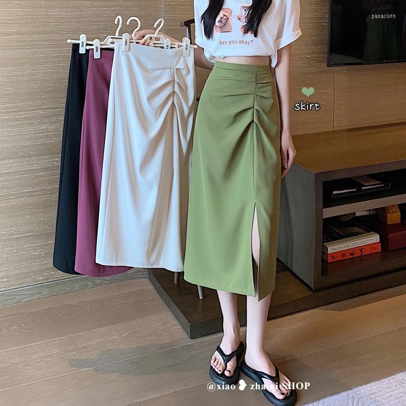 Skirts Candy Color Irregular Pleated Open Half Skirt Female Summer Small High Waist Mid-length Long, Photo color
Skirts Candy Color Irregular Pleated Open Half Skirt Female Summer Small High Waist Mid-length Long, Photo color