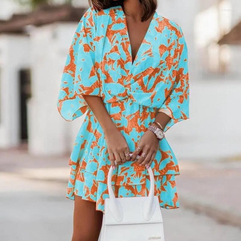Casual Dresses Women' Skirt Summer Sexy V Neck Mini Boho Floral Print Batwing Sleeve Female Ruffle Beach Party Dress, Black
Casual Dresses Women' Skirt Summer Sexy V Neck Mini Boho Floral Print Batwing Sleeve Female Ruffle Beach Party Dress, Black