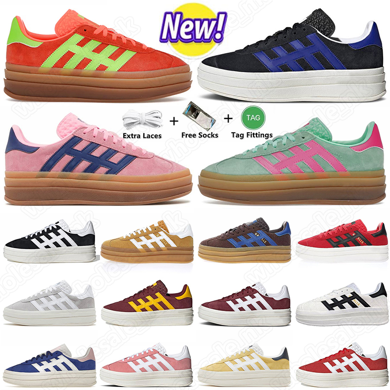 Designer Gazelle Bold Platform Running Shoes Gazelles Original Platform Sneakers Luxury Pulse Mint Pink Glow Almost Yellow Grey Trainers Jogging Mens Women 40, No.5 36-40 lucid blue pink
Designer Gazelle Bold Platform Running Shoes Gazelles Original Platform Sneakers Luxury Pulse Mint Pink Glow Almost Yellow Grey Trainers Jogging Mens Women 40, No.5 36-40 lucid blue pink