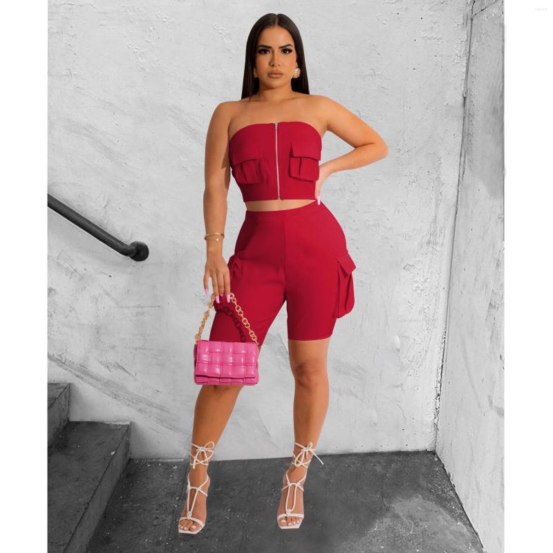 Women' Tracksuits 2023 Women' Summer Solid Color Short-Sleeved Shorts Two-Piece Camouflage Pocket Stretch Casual Suit For Women, Black
Women' Tracksuits 2023 Women' Summer Solid Color Short-Sleeved Shorts Two-Piece Camouflage Pocket Stretch Casual Suit For Women, Black