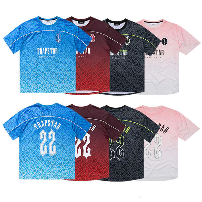 Trapstar Football Jersey Designer Mens Shirt Mesh Short Sleeve Blue No.22 Sportswear T-shirt Leisure Trend Street Fashion 25kv, Purple
Trapstar Football Jersey Designer Mens Shirt Mesh Short Sleeve Blue No.22 Sportswear T-shirt Leisure Trend Street Fashion 25kv, Purple