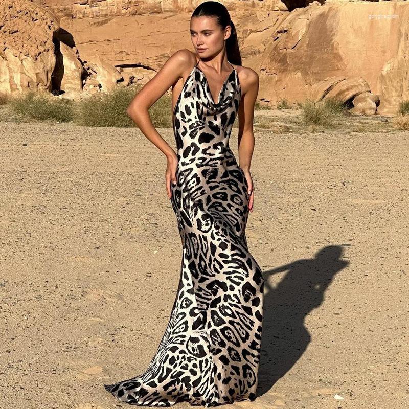 Casual Dresses Elegant Backless Party Club Streetwear Slim Long Leopard For Women 2023 Fashion Summer Sexy Dress Wholesale
Casual Dresses Elegant Backless Party Club Streetwear Slim Long Leopard For Women 2023 Fashion Summer Sexy Dress Wholesale