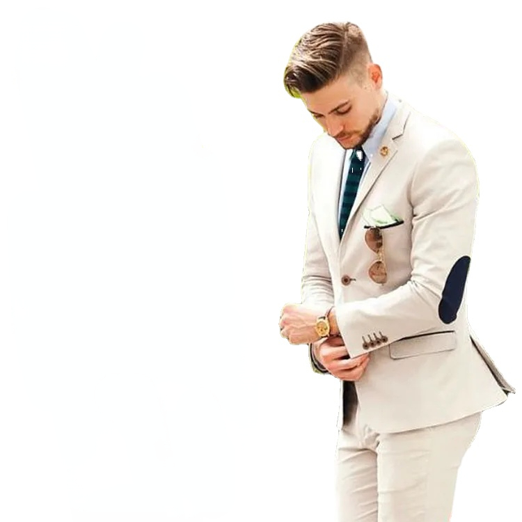 Ivory White Groom Wedding Tuxedos 2 Pieces Slim Fit Mens Pants Suits Designer Prom Jackets Blazer, Same as image
Ivory White Groom Wedding Tuxedos 2 Pieces Slim Fit Mens Pants Suits Designer Prom Jackets Blazer, Same as image