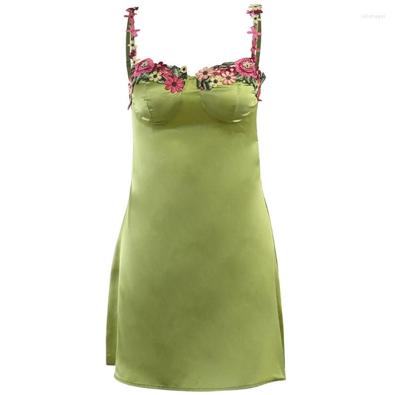 Casual Dresses Bodycon Sexy Dress Satin-Embroidery Wearing Cloth Solid Color Sleeveless Open Back Flower Straps, Black
Casual Dresses Bodycon Sexy Dress Satin-Embroidery Wearing Cloth Solid Color Sleeveless Open Back Flower Straps, Black