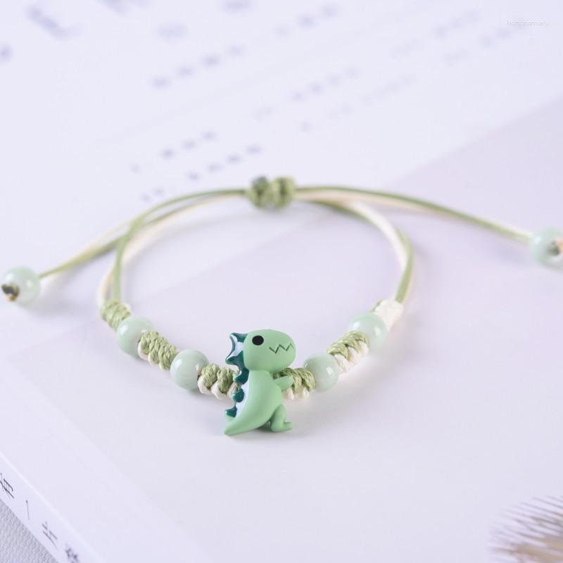 Charm Bracelets 1pcs Cartoon Pendant Fashion Hand Made Bracelet Alloy Dripping Oil Cute Dinosaur Rope Chain Gift For Women
Charm Bracelets 1pcs Cartoon Pendant Fashion Hand Made Bracelet Alloy Dripping Oil Cute Dinosaur Rope Chain Gift For Women