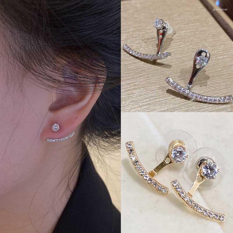 Stud Earrings Trend Classic Zirconia Women Silver Color Two Way Wear Wedding Studs Ear Simple Party Nightclub Jewelry Gifts
Stud Earrings Trend Classic Zirconia Women Silver Color Two Way Wear Wedding Studs Ear Simple Party Nightclub Jewelry Gifts