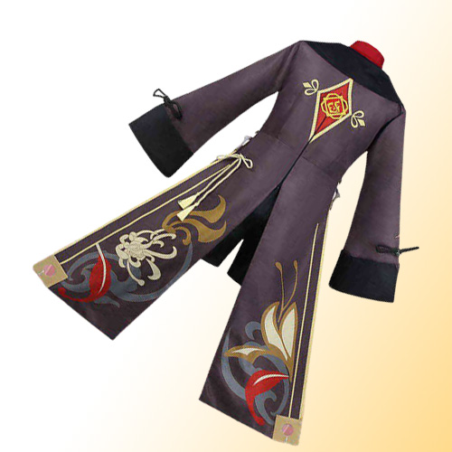 Genshin Impact Hutao Cosplay Come Uniform Wig Halloween Carnival Clothes Anime Game Hu Tao Chinese Style Clothes L220802