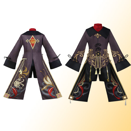 Genshin Impact Hutao Cosplay Come Uniform Wig Halloween Carnival Clothes Anime Game Hu Tao Chinese Style Clothes L220802