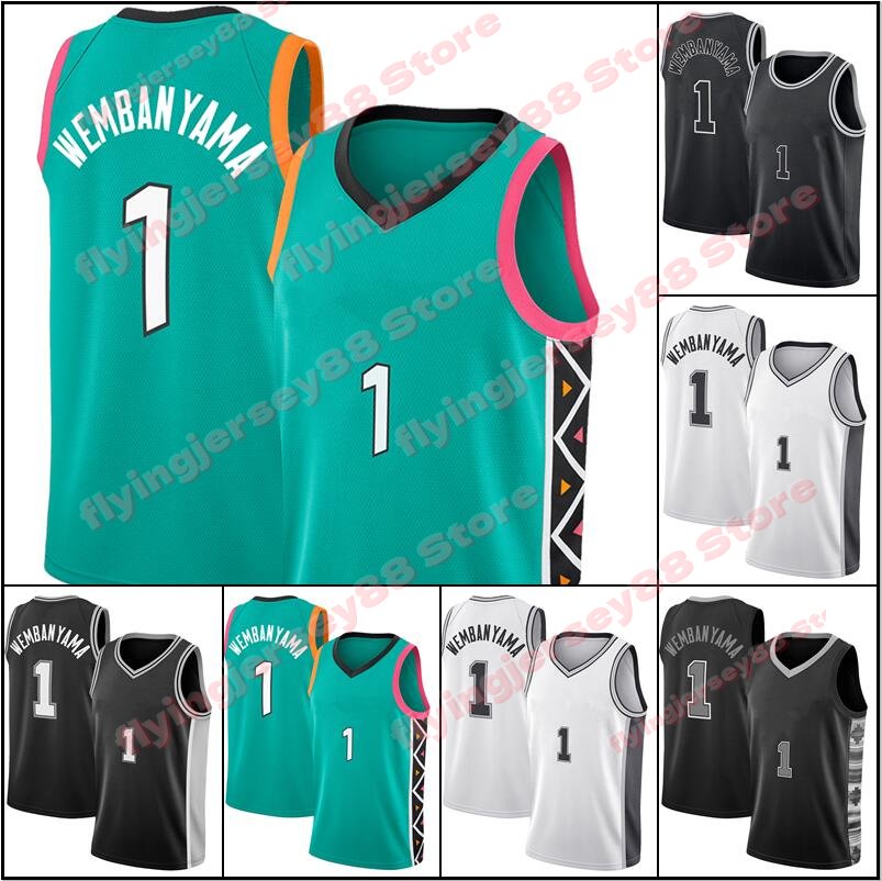 1 Victor Wembanyama 2023 New Season Basketball Jerseys White Black Green Mens jersey -XXL
1 Victor Wembanyama 2023 New Season Basketball Jerseys White Black Green Mens jersey -XXL