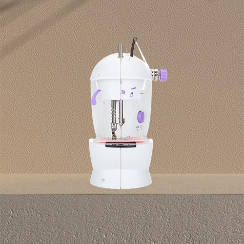 Mini Handheld Pedal Sewing Machines Dual Speed Double Thread Multifunction Electric Automatic Tread Rewind Sewing Machine