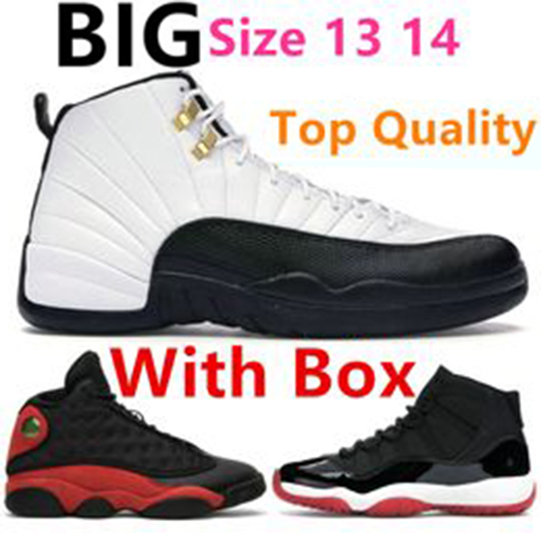 Size Big 13 14 Basketball Shoes With Box 11 Bred 13s Jumpman 12 Taxi Top Quality Mens Designer Sports Sneakers Outdoor Fashion Footwear, 13 bred 
Size Big 13 14 Basketball Shoes With Box 11 Bred 13s Jumpman 12 Taxi Top Quality Mens Designer Sports Sneakers Outdoor Fashion Footwear, 13 bred